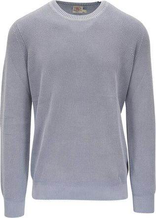 Faherty Sunwashed waffle-knit sweater - Grey