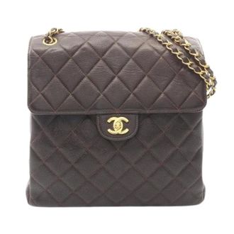 Chanel Pre-owned Vintage Shoulder Bag - Dames - Pre-owned - Bruin - Maat: ONE Size Leer