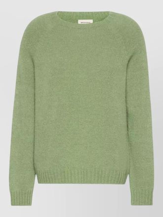 Max Mara knit top raglan sleeves ribbed trim