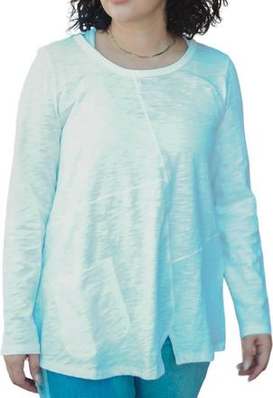 Habitat Pieced Pocket Tunic In Winter White