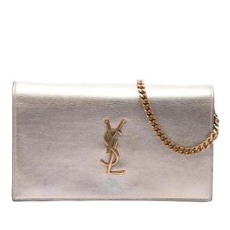 Saint Laurent Pre-owned Kate Crossbody Bag - Dames - Vintage Clutch - Roze - ONE Size - Leer - Vintage