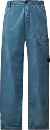 C.P. Company Cargo Chrome-R Broek - Heren - Straight fit broeken - Blauw - L - Nylon - Broeken