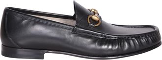 Gucci Black Leather Loafers