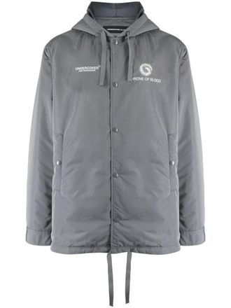 Undercover Jack met capuchon en print - Grijs