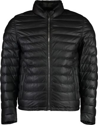 Moorer Giacca Basile in pelle - Nero