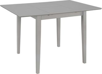 vidaXL Extendable Dining Table Grey (80-120)x80x74 cm mdf Vidaxl
