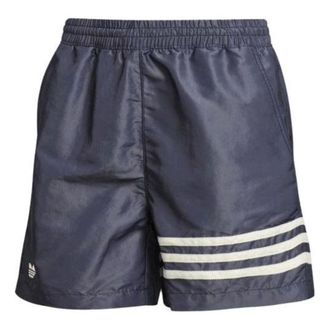 adidas (WMNS) adidas Adicolor NeuClassics Shorts Asia Sizing Grey White IC5421