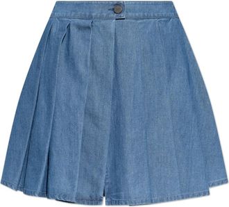 Emporio Armani Rok-Shorts - Dames - Spijkerrokken - Blauw - XS - Denim - Rokken