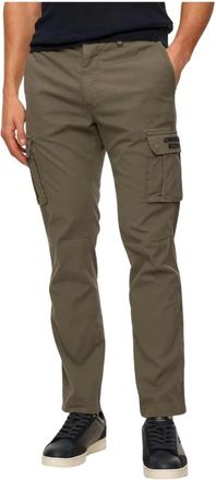 Aeronautica Cargo Slim Fit Broeken - Heren - Slim Fit Broeken - Groen - 4XL - Katoen - Broeken