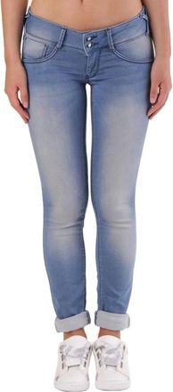 Met Met, Dames, Jeans, Blauw, Maat: W29 Katoen