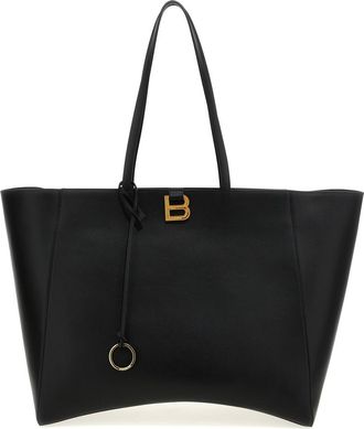 Balenciaga Black Hourglass Soft Large Tote