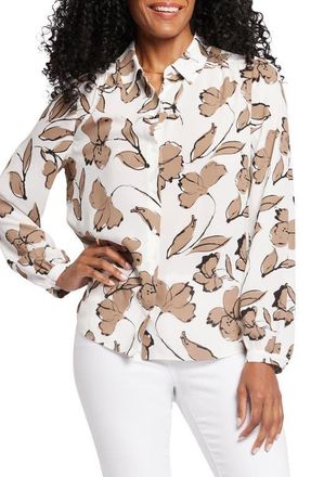 NYDJ Modern Blouse in Lotusland at Nordstrom, Size Medium