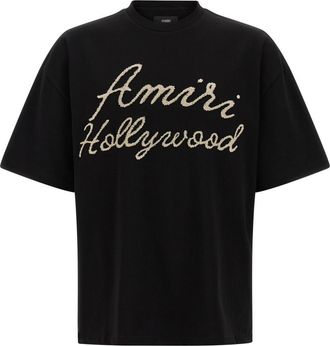 Amiri Black Relaxed Logo T-Shirt