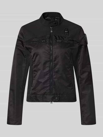 Blauer Jacke mit Zweiwege-Rei&szlig;verschluss Modell MELBA in Black, Gr&ouml;&szlig;e XL