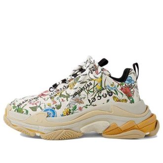 Balenciaga x Gucci Triple S Sneakers The Hacker Project Floral 681068-UL110-8461