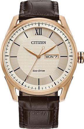 Citizen Eco-Drive Classic Ivory Dial Mens Watch