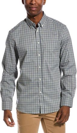 Brunello Cucinelli MenS Checkered Button-Up Shirt, Size S