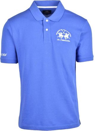 La Martina Polo - Heren - Polos - Blauw - L - Katoen - Tops