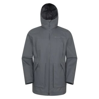 Mountain Warehouse Heren Harbour Waterdichte Jas (Grijs)