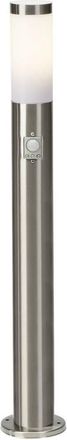 Brilliant Chorus Poste Exterior Acero 20w Detector