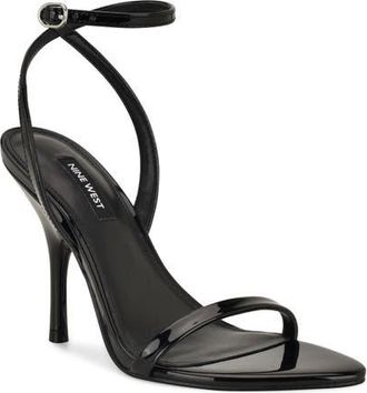 Nine West Villo Ankle Strap Sandal in Black at Nordstrom, Size 6.5