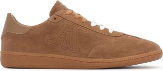Kazar Heren su&egrave;de sneakers in een tint van chocoladebruin - Heren - Sneakers - Bruin - 42 EU - Su&egrave;de - Schoenen