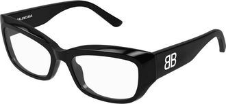 Balenciaga Stijlvolle Bril in Zwart - Dames - Brillen - Zwart - 55 MM - Accessoires