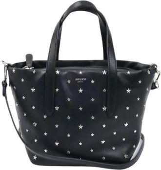 Jimmy Choo London Pre-owned Handbags, female, Black, Size: ONE SIZE Pre-owned Leather Handbag