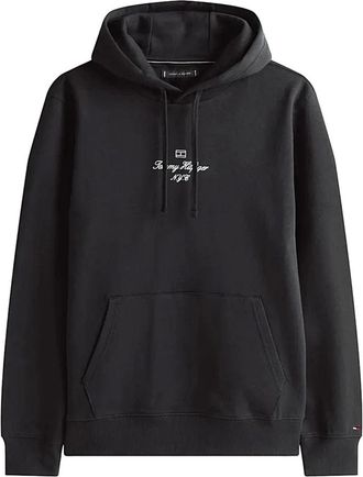 Tommy Hilfiger Felpa - Heren - Hoodies - Zwart - L - Hoodies & sweatvesten