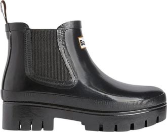 Barbour Schoenen, Dames, Zwart, 39 EU, Leer, Halton Enkellaarzen