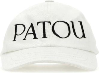 Patou Klassieke Witte Katoenen Baseballpet - Dames - Petten - Wit - S - Katoen - Accessoires