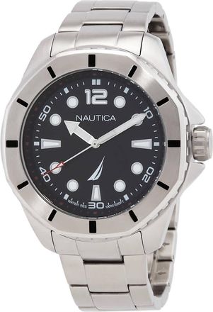 Nautica Koh May Bay Quartz Black Dial Mens Watch NAPKMF205