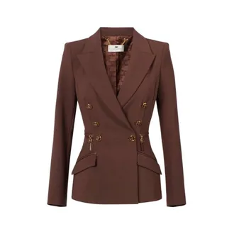 Elisabetta Franchi Donna, Giacche, Marrone, L, new