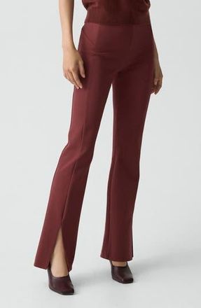 Theory Slit Flare Leg Pants in Oxblood Red at Nordstrom Rack, Size Medium