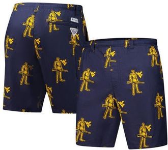 Columbia Mens Columbia Navy West Virginia Mountaineers Backcast III Printed Short at Nordstrom, Size Medium
