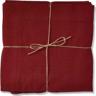 Tag Threads Slub Napkin Set of 4 in Red at Nordstrom