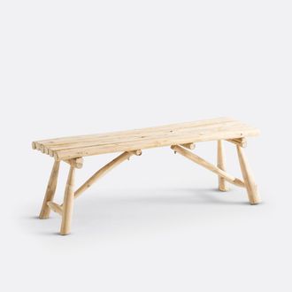 La Redoute Interieurs Bank in teak Ghada