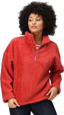 Regatta Womens/Ladies Zeeke Fluffy Fleece (16 UK) (Mineral Red)