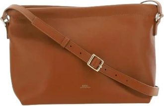 A.P.C. Drawstring Bag - Dames - Schoudertassen - Bruin - ONE Size - Leer - Tassen