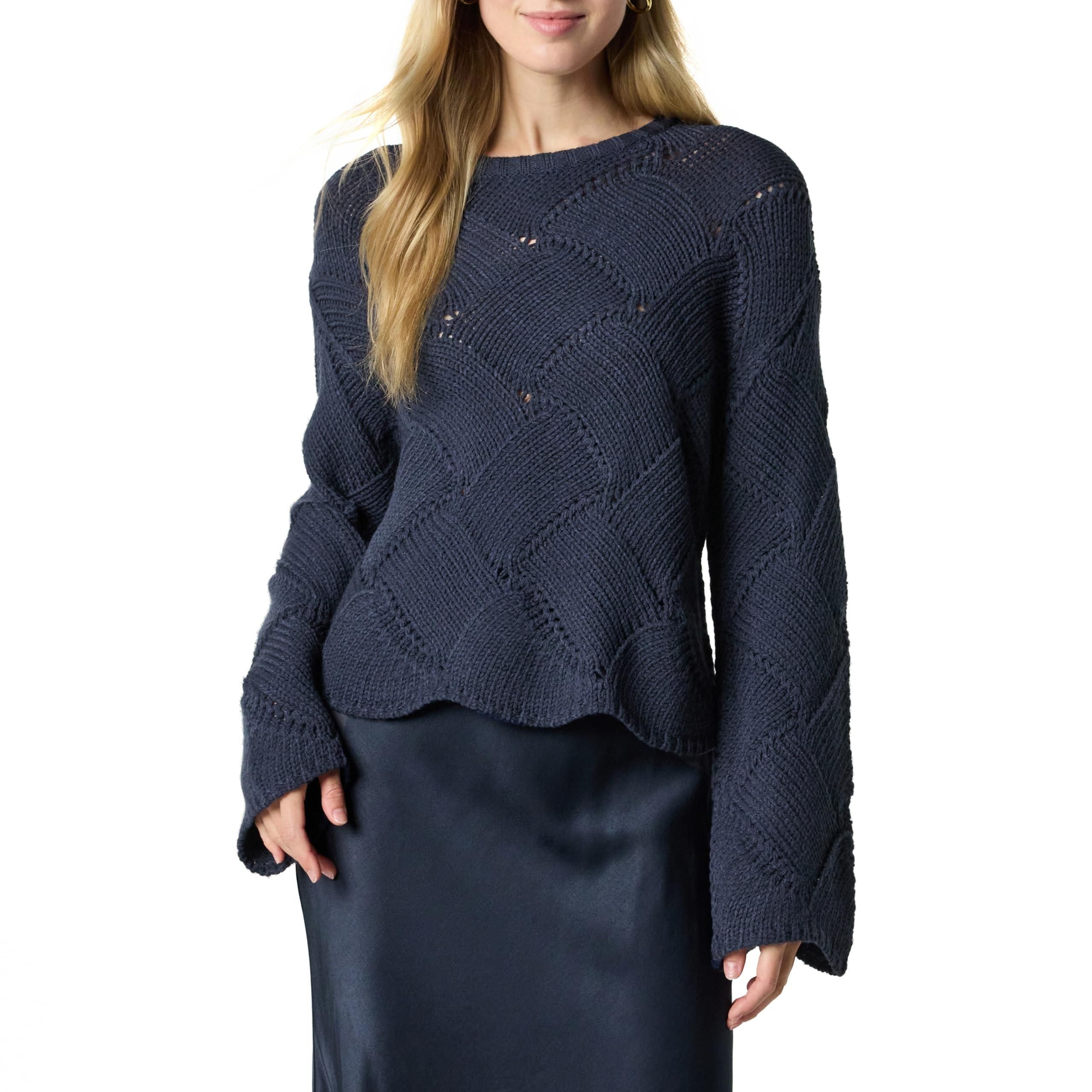 The Drop Damen Montie V-Neck Cropped Pullover - Zeitloser Crop-Pullover Für Lässige Outfits
