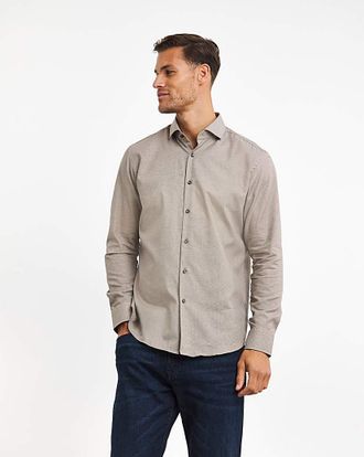 HUGO BOSS Long Sleeve Structured Shirt