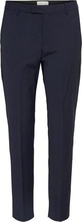Inwear Marine Blue Slimme Broek - Dames - Slim Fit Broeken - Blauw - L - Wol - Broeken
