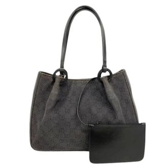 Gucci Pre-owned Shoulder Bags, female, Black, Size: ONE SIZE Pre-owned Vintage Shoulder Bag