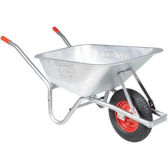 vidaXL Carretilla 90 L 150 Kg Acero Galvanizado Y Pl&aacute;stico Vidaxl