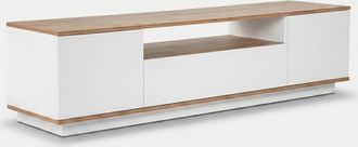 M&S Collection Mobile Porta Tv Moderno Con Ante E Vani Contenitore Veramont - Bianco