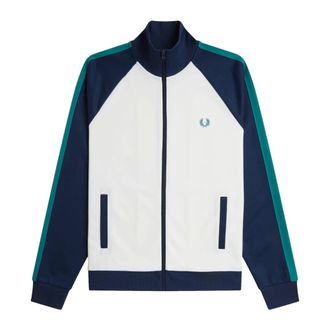 Fred Perry Hombre, Sudaderas, Blanco, Talla: XL