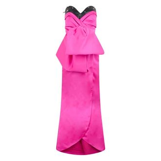 Moschino Dames, Jurken, Roze, Maat: S Satijn