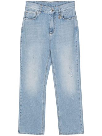Liu Jo Gerafelde jeans - Blauw