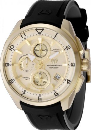 Technomarine TM-318132 Mens Ocean Watch - Gold - One Size