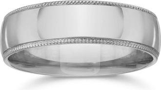 Pompeii3 5mm Milgrain Wedding Band 950 Platinum Size Selectable